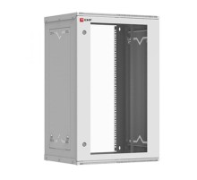 Шкаф телекоммуникационный настенный разборный 18U (600х450) дверь стекло, Astra A серия EKF Basic  ITB18G450D  EKF