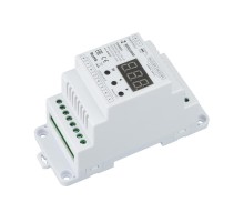 INTELLIGENT ARLIGHT Диммер SMART-DALI-104-62-ADDR-DIM-DT6-DIN White (12-24V, 4x5A) (IARL, IP20 Пластик, 5лет)  028422  Arlight