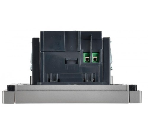 FORTE&PIANO Розетка USB A+C 3,1А FP550 сталь  FP-U22-D31-K46  IEK