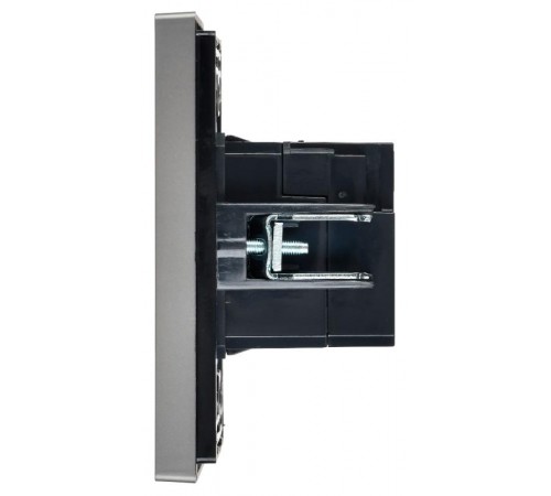 FORTE&PIANO Розетка USB A+C 3,1А FP550 сталь  FP-U22-D31-K46  IEK