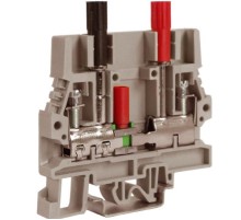 SCB.6/CD, тестовый с разъединителем для амперметра 6 кв.мм бежевый  ZSB220  DKC