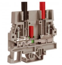 SCB.6/CD, тестовый с разъединителем для амперметра 6 кв.мм бежевый  ZSB220  DKC