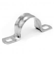 Держатель оцинкованный двусторонний (скоба СМД), д.10мм, с крепежными отверстиями 8,5х6 мм  H10DH8.5X6  DKC