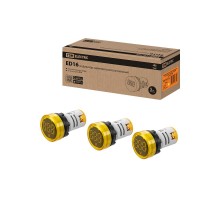 Индикатор значения напряжения ED16-22VD d22мм 20В-500В желтый  SQ0746-0076  TDM