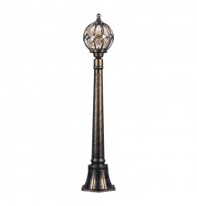 Светильник садово-парковый PL3706 60W 230V E27 180*180*1100мм черное золото (столб 1,0M)  11374  FERON