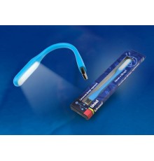 Светильник-фонарь переносной TLD-541 Blue  прорезиненный корпус, 6 LED, питание от USB-порта, цвет-синий.  UL-00000251  Uniel