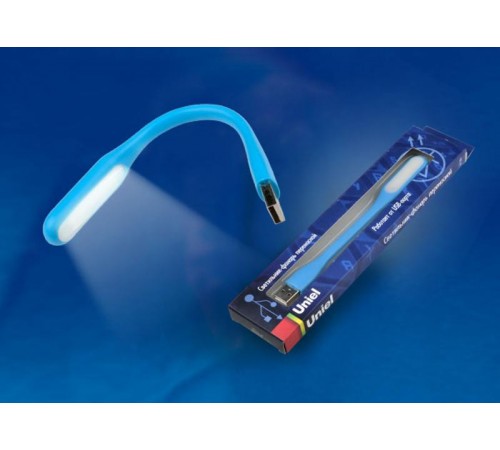 Светильник-фонарь переносной TLD-541 Orange  прорезиненный корпус, 6 LED, питание от USB-порта, цвет-оранжевый.  UL-00000252  Uniel