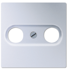 Крышка для TV-FM-розеток, фиксация винтом; дюропласт; алюминий; A500  A561PLTVAL  Jung