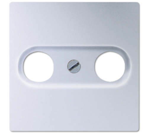 Крышка для TV-FM-розеток, фиксация винтом; дюропласт; алюминий; A500  A561PLTVAL  Jung