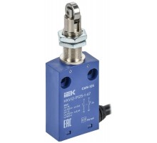 Выключатель концевой C6N-125 верт. толк. с наж. рол. рез. IP67  KKV12-P125-1-67  IEK