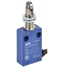 Выключатель концевой C6N-125 верт. толк. с наж. рол. рез. IP67  KKV12-P125-1-67  IEK