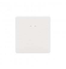 Выключатель ROUND 1 кл с подсветкой 10А с/у перламутр  KR-78-0713-1  Kranz