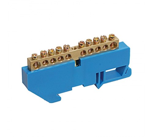 Шина N ноль на DIN-изоляторе ШНИ-8х12-10-Д-С  YNN10-812-10D-K07  IEK