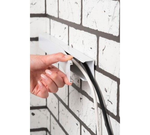 Заглушка (40х25) (4 шт) Plast EKF PROxima Белый    ecw-40-25x4   EKF