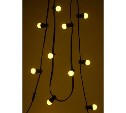 Лампы cветодиодные ERAYL45-E27 LED Р45-1W-E27 (диод. шар, желт., 4SMD, 1W, E27, для белт-лайт) (10/100/6000)  Б0049576  ЭРА