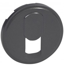 Celiane Графит Накладка розетки ТЛФ (мех.67340, 67341)  067937  Legrand