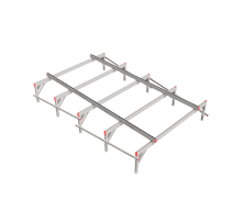 Опорная конструкция для установки оборудования TECHNORAPTOR 2000х3000 тип 2  KM-TR-SSEI-2000-3000-2  КМ - профиль