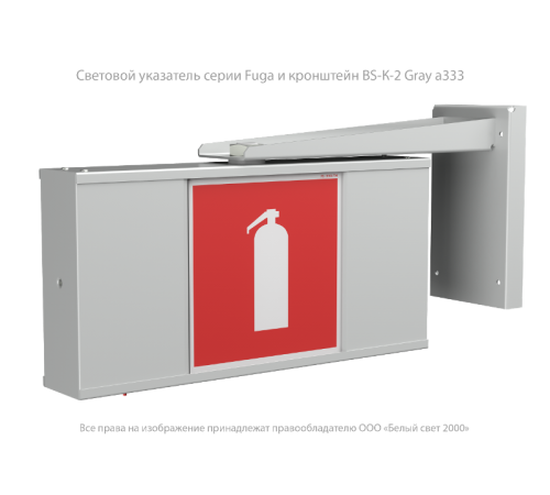 Световой указатель аварийного освещения BS-FUGA-10-S1-ELON  a22292  Белый свет