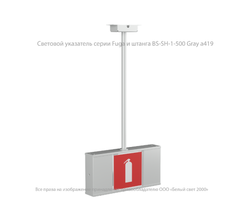 Световой указатель аварийного освещения BS-FUGA-10-S1-ELON  a22292  Белый свет