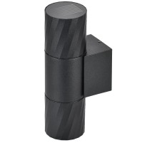 Светильник уличный 5221 настенный 2хGU10 IP65 черный  LT-UBU0-5221-GU10-2-K02  IEK (ИЭК)