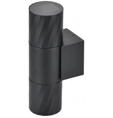 Светильник уличный 5221 настенный 2хGU10 IP65 черный  LT-UBU0-5221-GU10-2-K02  IEK (ИЭК)