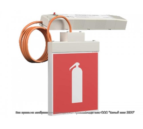 Указатель аварийный светодиодный BS-RADEM-71-S1-INEXI2 Gray 4,2Вт 1ч постоянный  встраиваемый/накладной IP40  a15532  Белый свет