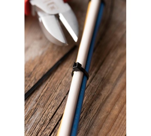 Хомут P6.6 стандартный (ч), 2.5x120 (100шт) FlexLock PROxima  plc-fl-ctsb-2.5x120  EKF