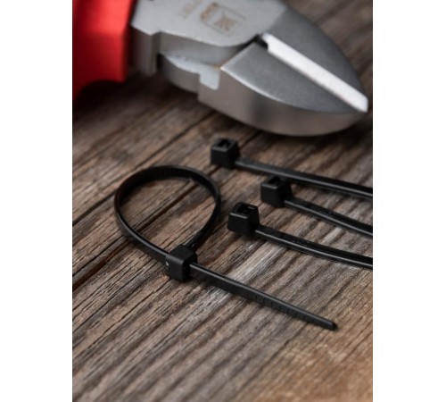 Хомут P6.6 стандартный (ч), 2.5x120 (100шт) FlexLock PROxima  plc-fl-ctsb-2.5x120  EKF