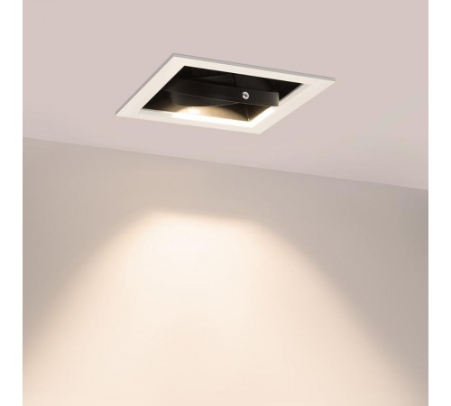 Светильник CL-KARDAN-S190x190-25W Warm3000 (WH-BK, 30 deg)  024985  Arlight