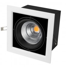 Светильник CL-KARDAN-S190x190-25W Day4000 (WH-BK, 30 deg)  026499  Arlight