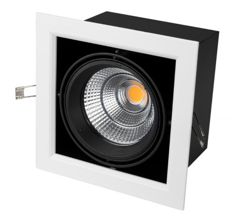 Светильник CL-KARDAN-S190x190-25W Warm3000 (WH-BK, 30 deg)  024985  Arlight