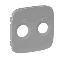 Valena ALLURE Алюминий Накладка розетки TV-SAT  754827  Legrand