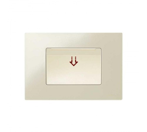 Накладка на выключатель под карточку, S27, слоновая кость  27078-31  Simon