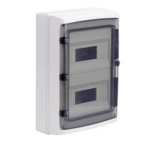 Щиток настенный с дверцей 24 мод.,IP65, серый, с клеммным блоком 63А  RB24W6TGD  DKC