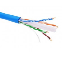 Информационный кабель неэкранированый U/UTP 4х2 CAT6A, LSZH, синий  RN6AUULS5BL  DKC