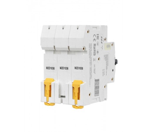 Выключатель автоматический трехполюсный M06N 3P D 10А 6кА ARMAT  AR-M06N-3-D010  IEK