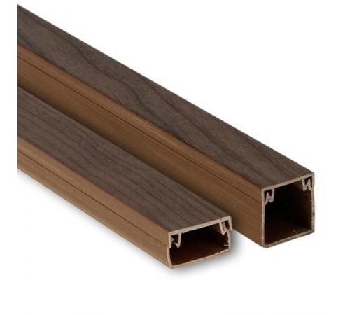 Канал кабельный   под тёмное дерево (12х12) (120м.) Plast EKF PROxima  kk-12-12d  EKF