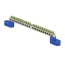 Шина "N" 63.20 (2 изолятора стойка) никель EKF PROxima  sn1-63-20-2  EKF