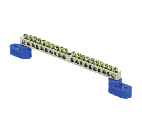 Шина "N" 63.20 (2 изолятора стойка) никель EKF PROxima  sn1-63-20-2  EKF