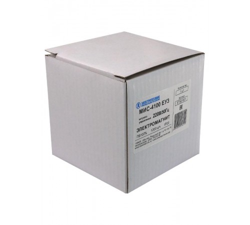 Электромагниты МИС-4100 ЕУ3, 220В, тянущее исполнение, ПВ 100%, IP20, с жесткими выводами, электромагнит (ЭТ)  ET501621  Электротехник