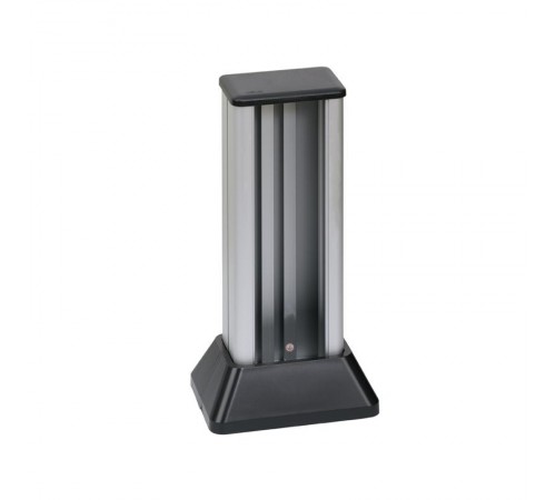 Simon CIMA 500 Миниколонна 2-сторонняя на 4 модуля 500CIMA, 336х126,5(158)х109,5(181) мм, алюминий-графит  52550222-033  Simon