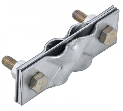 Зажим заземл. диаг. пол./прут.-пол./прут. оцинк.сталь  ZGC12-11-1-16-40  IEK