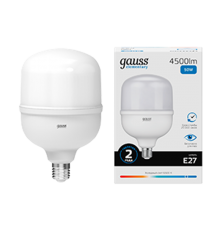 Лампа светодиодная Elementary LED T140 E27 50W 4500lm 180-240V 6500K 1/8  63235  Gauss