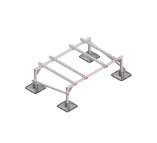Опорная конструкция для установки оборудования TECHNORAPTOR STEELFOOT 1500х1000 тип 2 HD  KM-TR-STF-SSEI-1500-1000-2 HD  КМ - профиль
