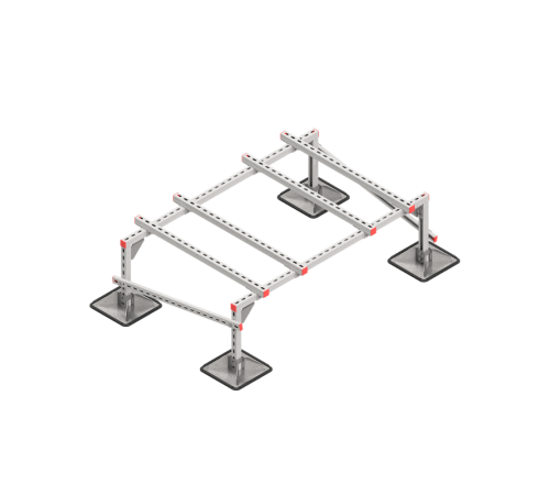 Опорная конструкция для установки оборудования TECHNORAPTOR STEELFOOT 1500х1000 тип 2  KM-TR-STF-SSEI-1500-1000-2  КМ - профиль