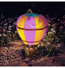 Садовый светильник Воздушный шар ERASF22-14 на солнечной батарее, полистоун, 20 см  Б0053363  ЭРА