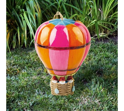 Садовый светильник Воздушный шар ERASF22-14 на солнечной батарее, полистоун, 20 см  Б0053363  ЭРА