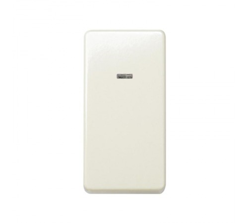 Simon 27 Выключатель 1-кл проходной с 3-х мест с подсветкой, 10А 250В, узкий модуль, S27, слоновая к  27254-61  Simon