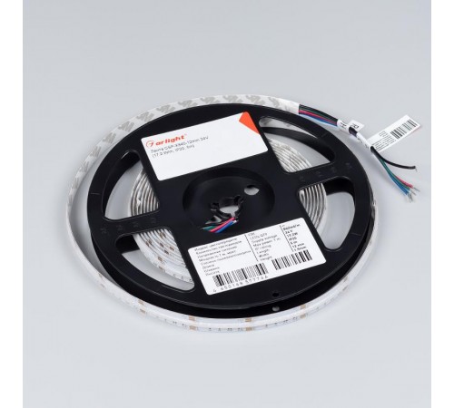 Светодиодная лента CSP-X840-12mm 24V RGBW-Day (17.2 W/m, IP20, 5m) (Arlight, 5 лет)  046936  Arlight