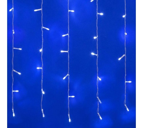 Занавес светодиодный  с контроллером,  ULD-C1515-160/DTA WHITE IP20   1,5х1,5 м, 160 светодиодный , белый, , шнур прозр., IP20  06738  Uniel